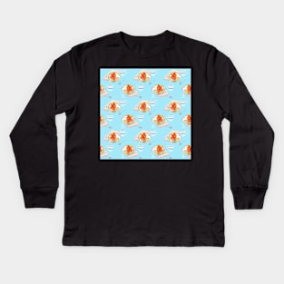 Waffle breakfast Kids Long Sleeve T-Shirt